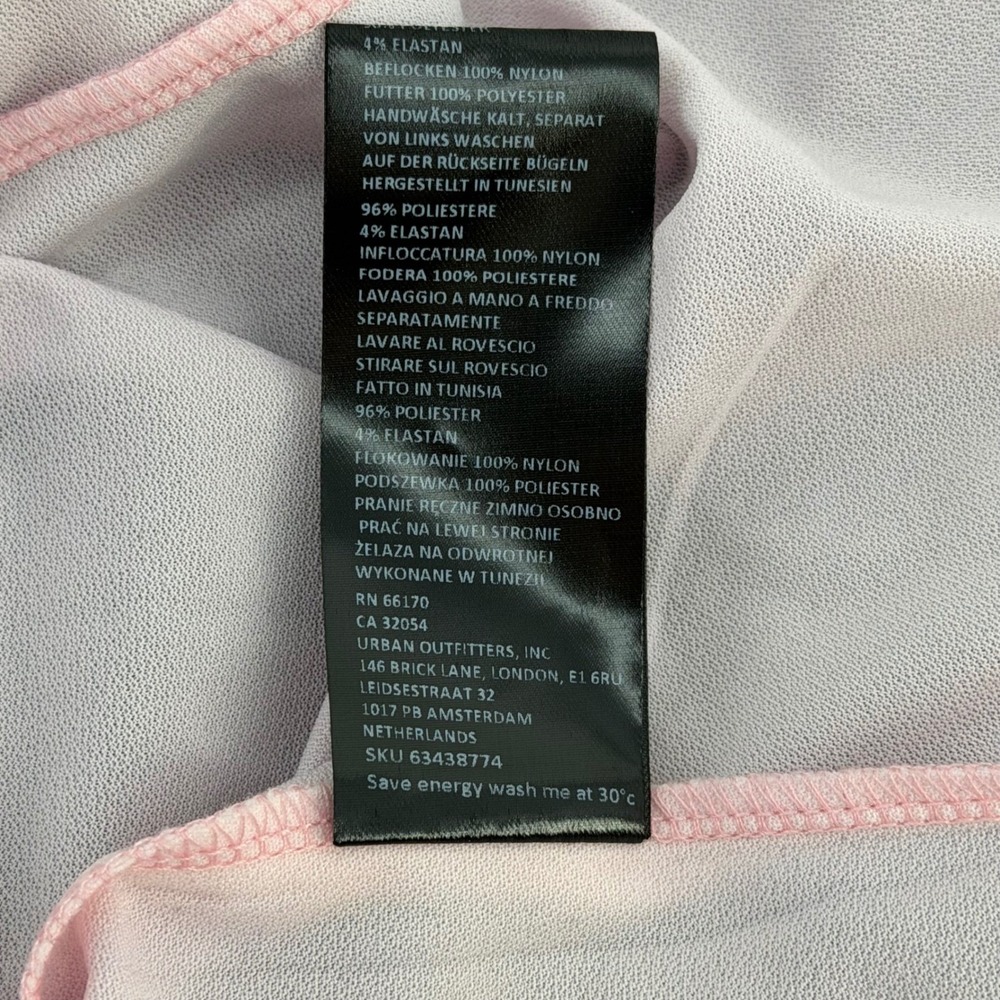 Urban Outfitters Sheer Mesh Babydoll Dress Goth Coquette Fairy Grunge S - Picture 9 of 9